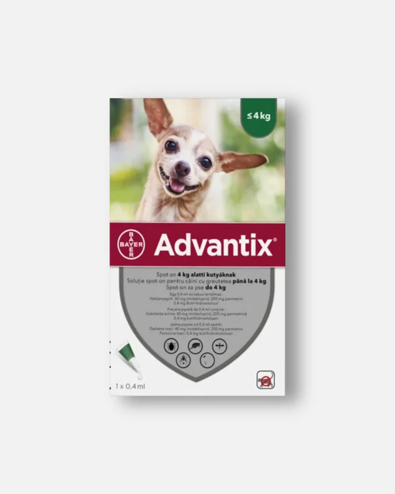 ADVANTIX pentru câini de talie mică