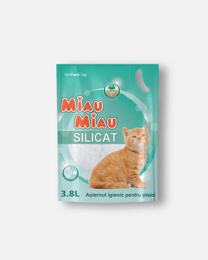 Așternut igienic MIAU MIAU Silicat